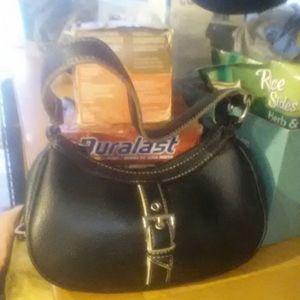 Leather purse with inside compartments